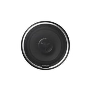 A pair of Kenwood KFC-X134 2-way car speakers, black in color with a polypropylene diaphragm and a soft dome tweeter.