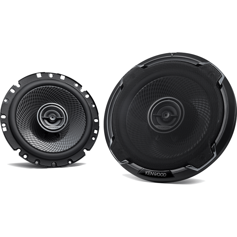 Kenwood KFC-PS1796 17cm 6.5 inch coaxial car speakers with polypropylene woofer and dome tweeter