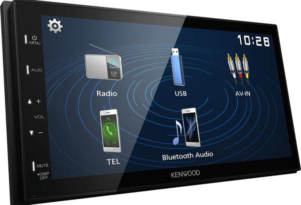 Kenwood DMX-129BT – 6.8" Digital Media Receiver with Bluetooth and Android USB Mirroring