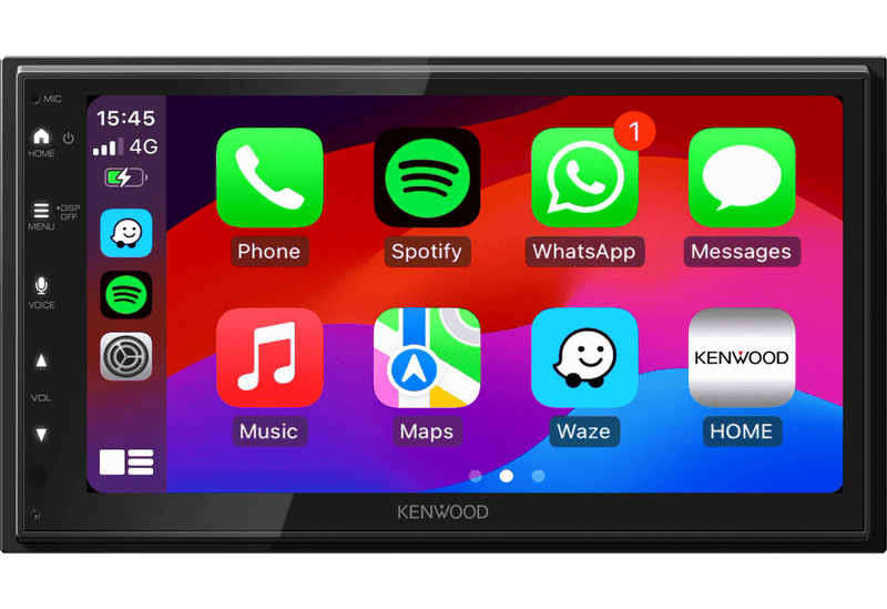 Kenwood DMX-5023DABS – 6.8" Digital Media Receiver with Apple CarPlay and Android Auto