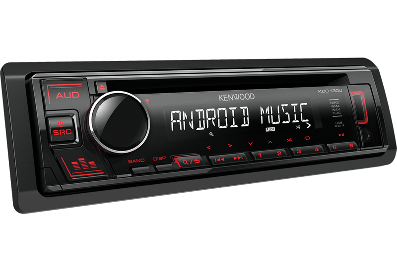 Kenwood KDC-130UR CD-Receiver with Front USB & AUX Input