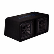 Kicker 44DL7S122 dual 12 inch L7 subwoofer vented enclosure
