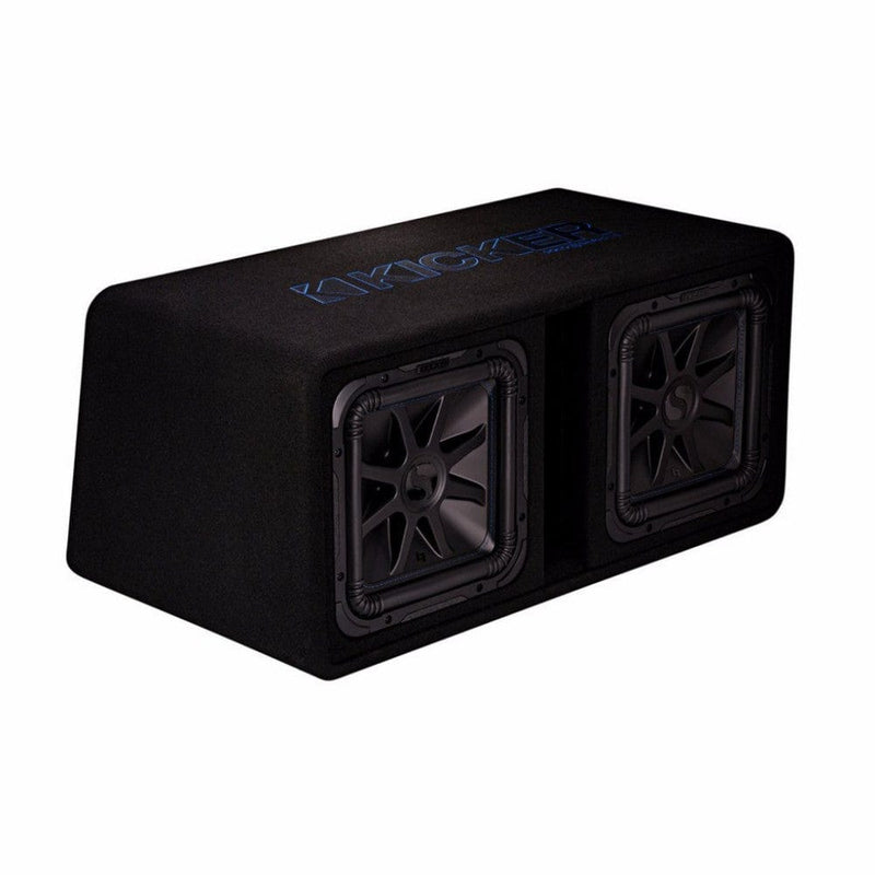 Kicker 44DL7S122 SOLO-BARIC L7 DUAL 12" VENTED LOADED ENCLOSURE - 2 OHM