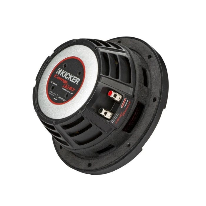 Kicker 48CWRT672 COMPRT 6.75" THIN PROFILE DUAL VOICE COIL SUBWOOFER - 2 OHM