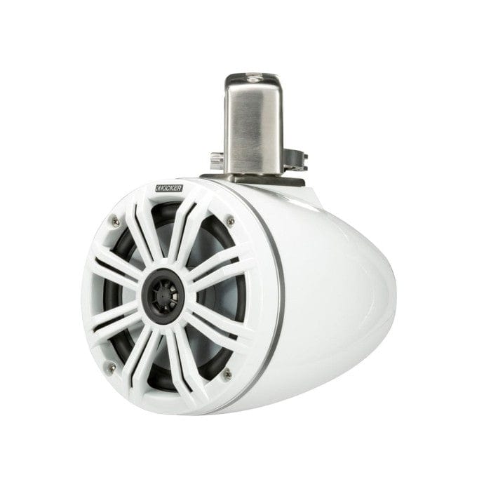 Kicker 45KMTC65W 6.5" 165 mm Tower Coaxial Speaker System With White LED Grills