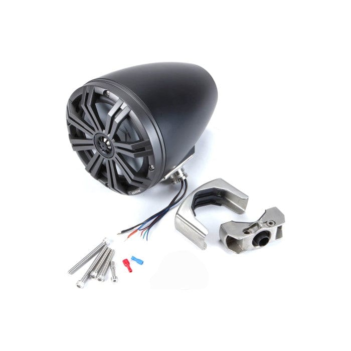 Kicker 45KMTC8 8" 200 mm Tower Coaxial Speaker System With Charcoal LED Grills