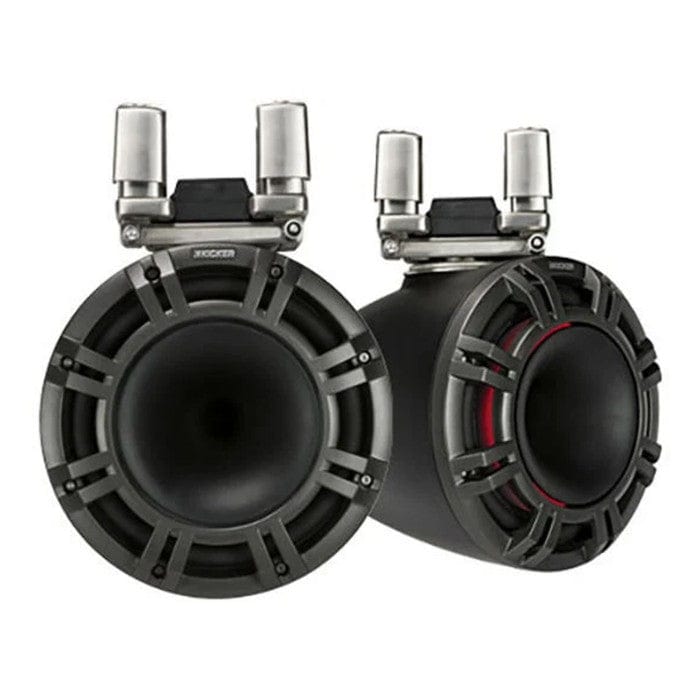 Kicker 44KMTC94 9" 230 mm Horn Tower System With Black LED Grills