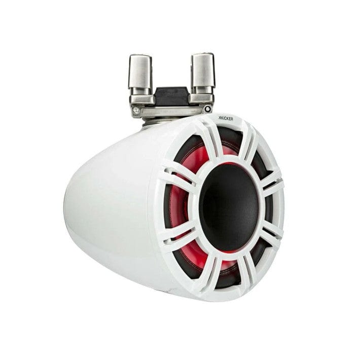 Kicker 44KMTC114W 11" 280 mm Horn Tower System With White LED Grills