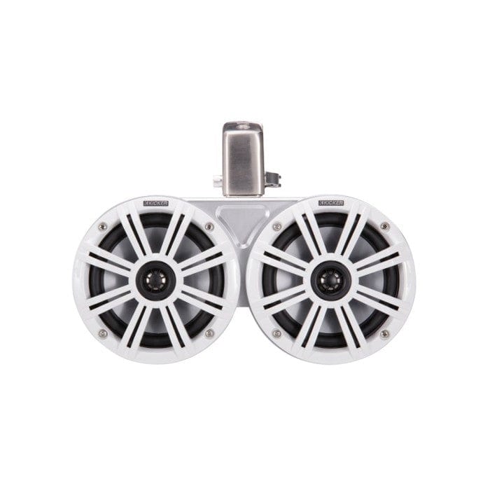 Kicker 45KMTDC65W 6.5" 165 mm Dual Tower Coaxial Speaker System With White LED Grills