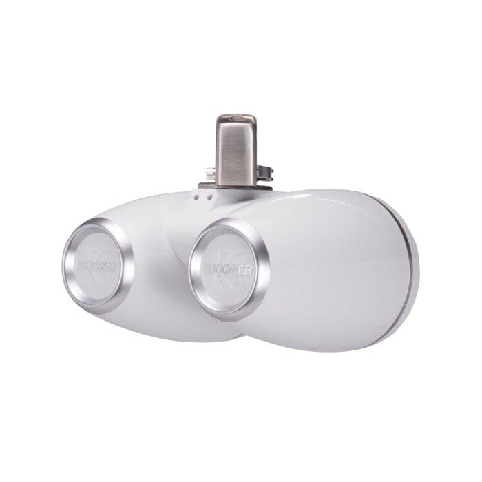 Kicker 45KMTDC65W 6.5" 165 mm Dual Tower Coaxial Speaker System With White LED Grills