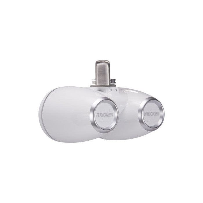 Kicker 45KMTDC65W 6.5" 165 mm Dual Tower Coaxial Speaker System With White LED Grills