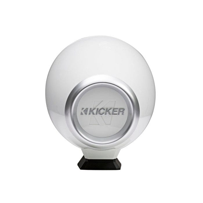 Kicker 46KMFC65W 6.5" 165 mm Surface Coaxial Speaker System With White LED Grills