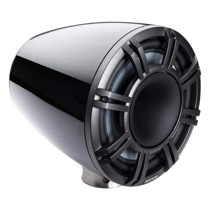 Kicker 47KMFC11 11" 280 mm Surface Horn Speaker System With Black LED Grills