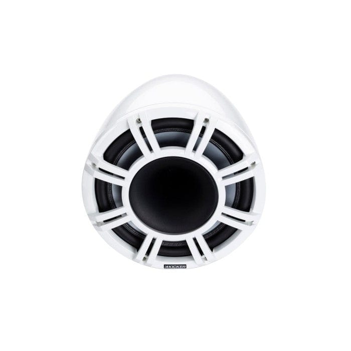 Kicker 47KMFC11W 11" 280 mm Surface Horn Speaker System With White LED Grills