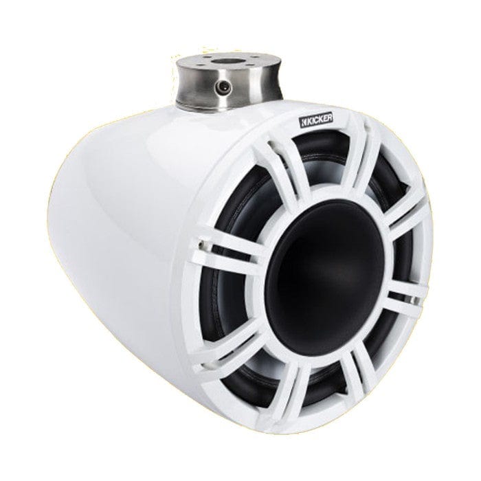 Kicker 47KMFC11W 11" 280 mm Surface Horn Speaker System With White LED Grills