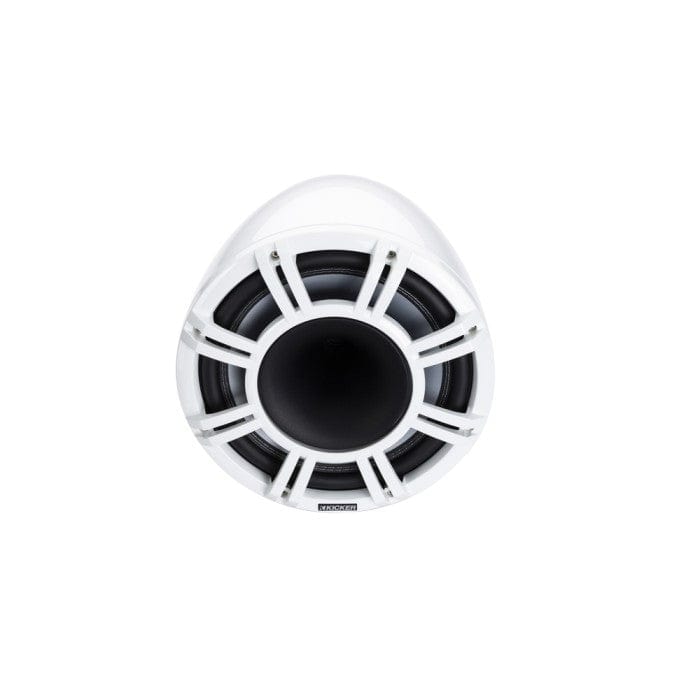 Kicker 47KMFC11W 11" 280 mm Surface Horn Speaker System With White LED Grills