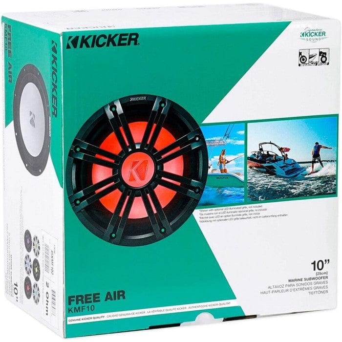 Kicker 45KMF102 10" Single Voice Coil Subwoofer - 2 Ohm