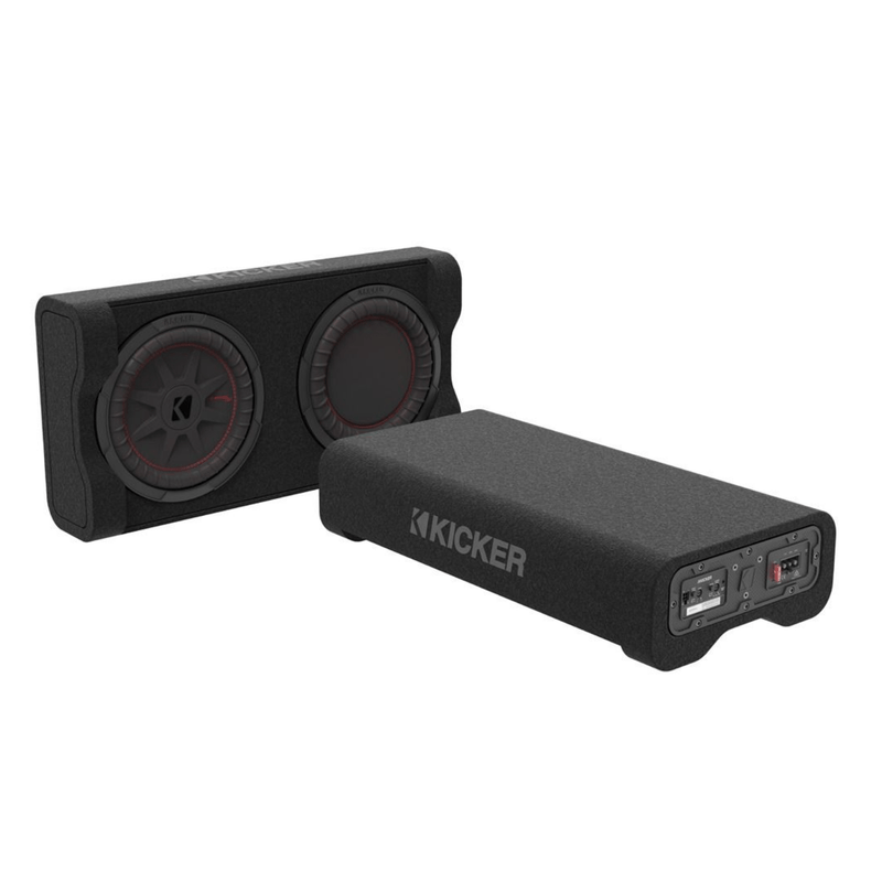 Kicker KA51PTRTP10 Powered CompRT 10" Down Firing Loaded Enclosure