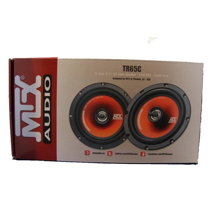 MTX TR65C TERMINATOR 6.5" 165 MM 2-WAY COAXIAL SPEAKERS