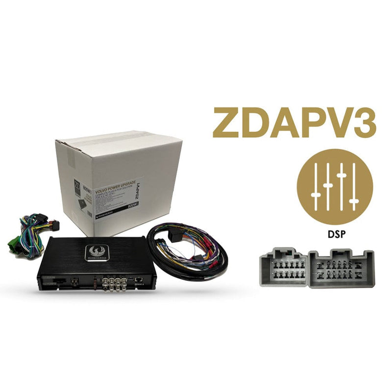 Phoenix Gold ZDAPV3 Volvo 400W DSP Power Upgrade Car Audio Kit