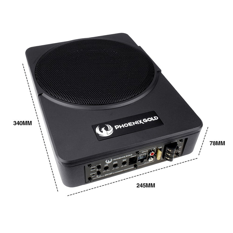 Phoenix Gold ZR10P - 10" Under Seat Subwoofer Enclosure