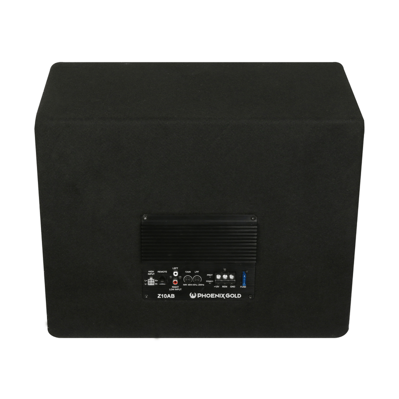 Phoenix Gold Z10AB - 10" Compact Powered Subwoofer with Built-In Amplifier