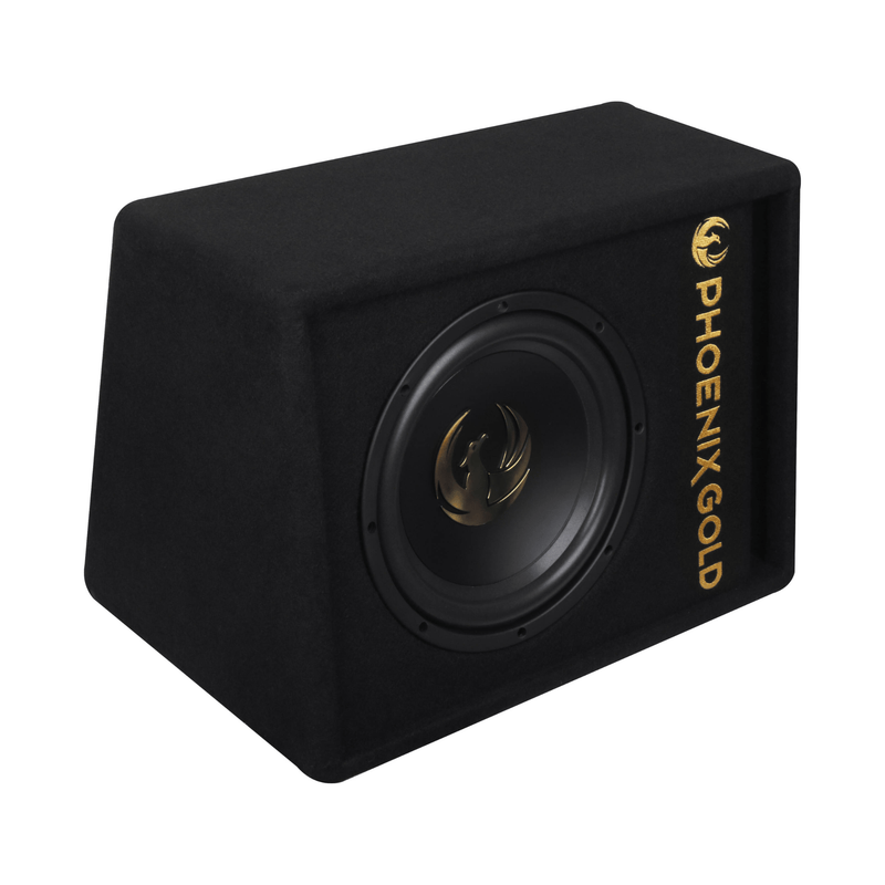 Phoenix Gold Z8AB - 8" Compact Powered Subwoofer with Built-In Amplifier