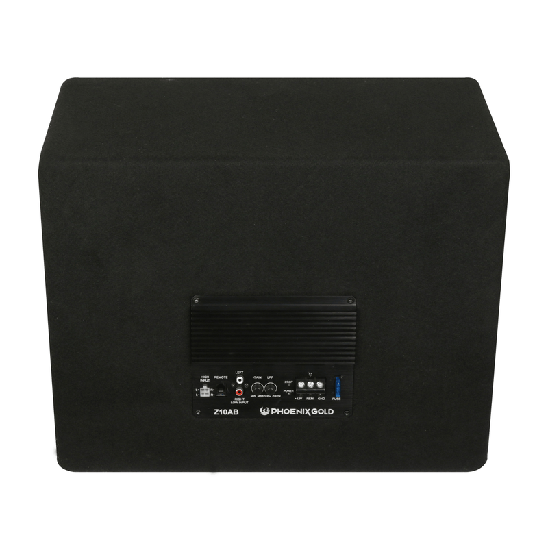 Phoenix Gold Z8AB - 8" Compact Powered Subwoofer with Built-In Amplifier
