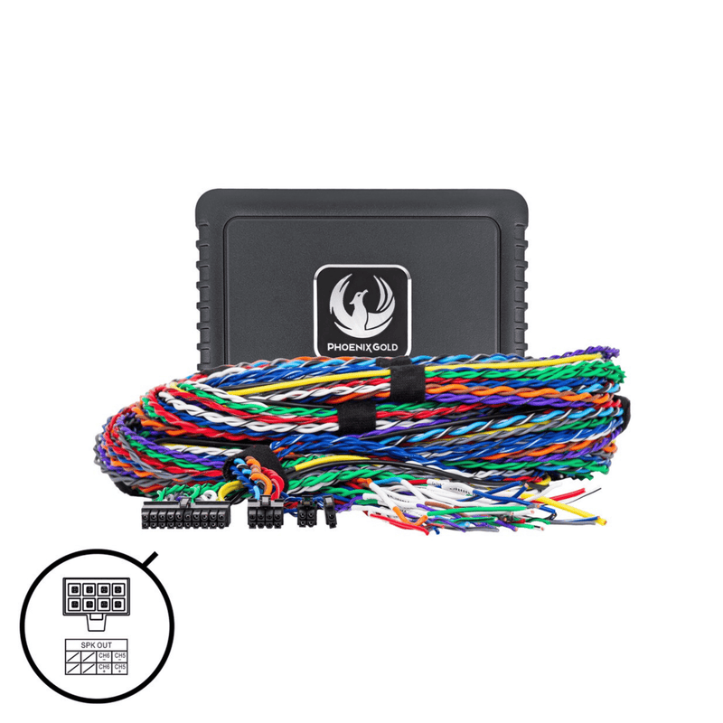 Phoenix Gold ZDA6.8-UNI6 Universal 6-CH DSP Amplifier Power-Up Kit