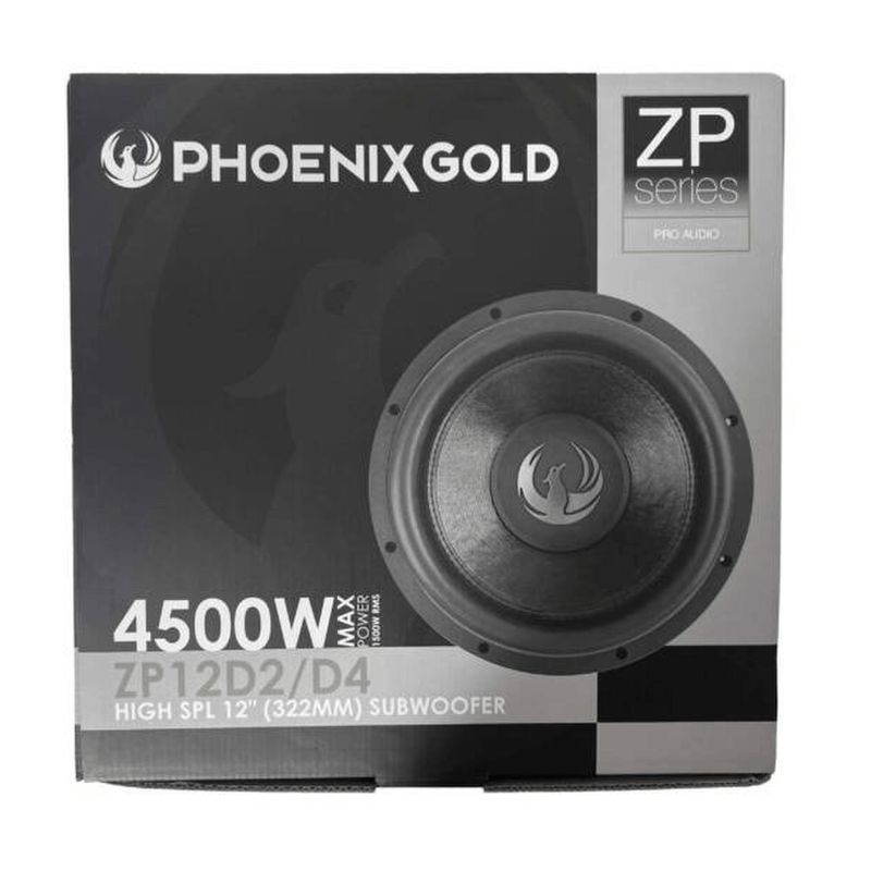 Phoenix Gold ZP12D2 12" Dual 2ohm Steet Bass subwoofer 3" VC 1500 watts RMS