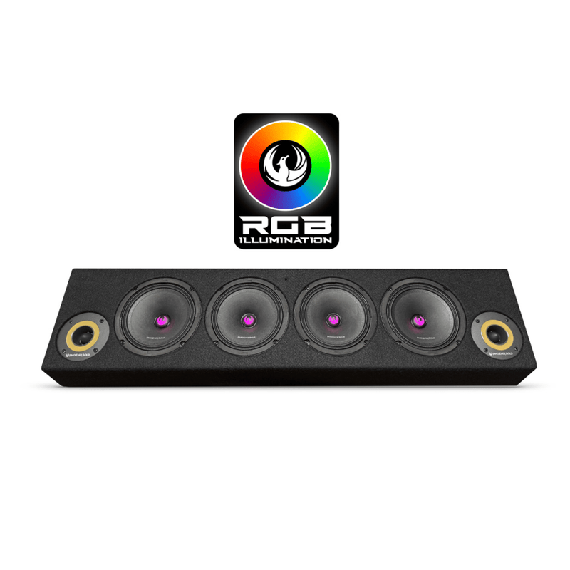 Phoenix Gold ZP65BOXRGB - 6.5" RGB LED Marine Speakers with Enclosed Box