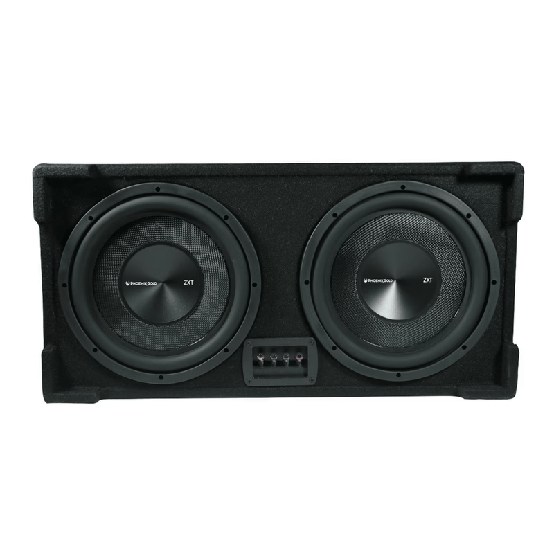Phoenix Gold ZX212PBS Passive Dual 12" 400W RMS 1Ohm SVC Passive Radiator Box Down firing