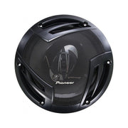 Pioneer car speaker on a white background