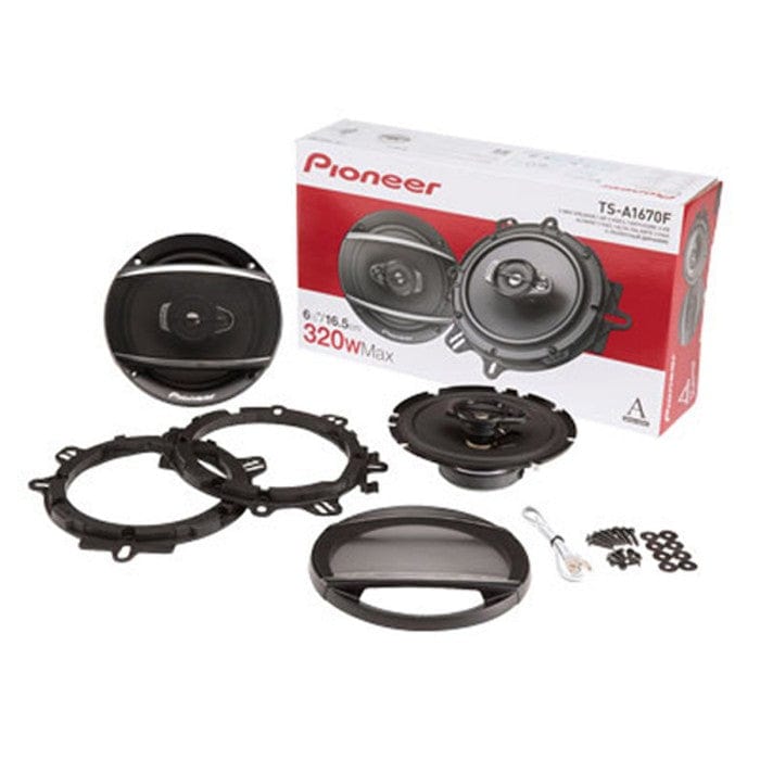 Pioneer TS-A1670F 6.5" 3-Way Coaxial Speaker System 320W Max Power