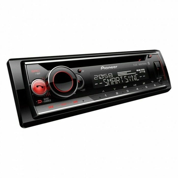 Pioneer DEH-S520BT Single Din CD Player with Bluetooth Aux USB and Spotify