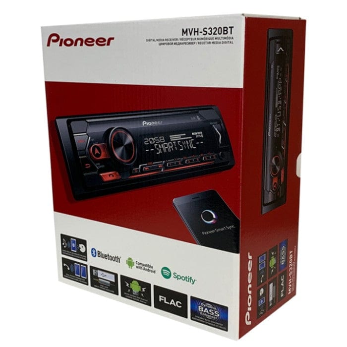 Pioneer MVH-S320BT 1-Din Media Receiver with Bluetooth, USB, Spotify & Pioneer Smart Sync