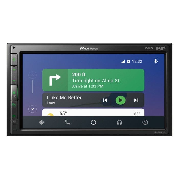 Pioneer SPH-EVO62DAB Mechless Double Din Mediacenter 6.8" Screen