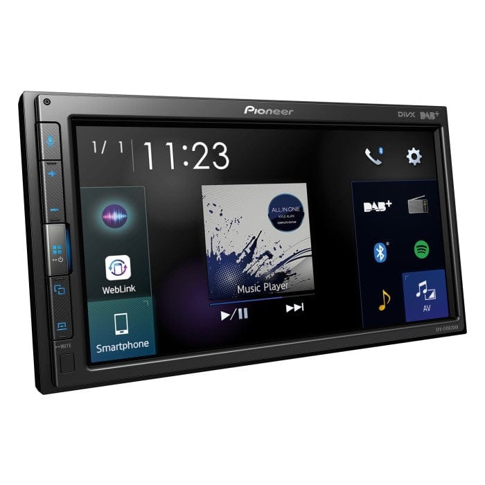 Pioneer SPH-EVO62DAB Mechless Double Din Mediacenter 6.8" Screen