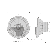 Pioneer car speaker packaging on a white background