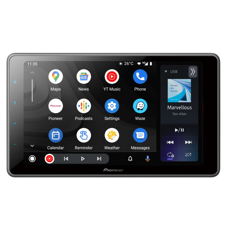 Pioneer SPH-EVO950DAB-D7 – 9" Floating Touchscreen Multimedia Receiver for Fiat Ducato, Citroën Jumper, and Peugeot Boxer
