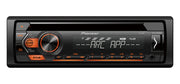 Pioneer DEH-S120UB 1 DIN CD tuner car stereo with USB and AUX and red illumination