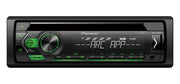 Pioneer DEH-S120UB 1 DIN CD tuner car stereo with USB and AUX and red illumination