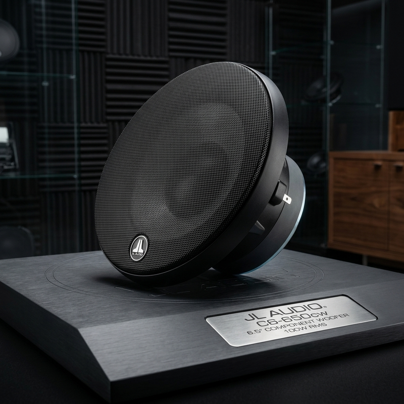 JL Audio C6-650cw 6.5" Component Woofer with Grille – 100W RMS