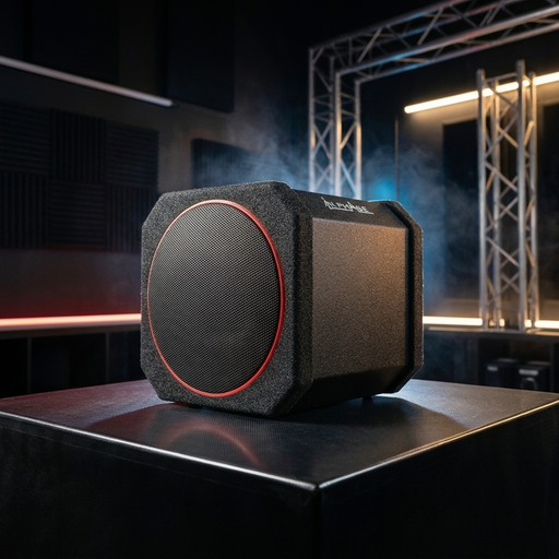 In Phase XTB-828R 8 inch 300W active subwoofer enclosure
