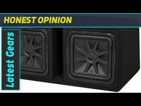 Kicker 44DL7S122 dual 12 inch L7 subwoofer vented enclosure
