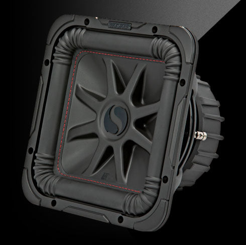 Kicker 45L7R102 L7R 10 inch square dual voice coil subwoofer 2 ohm