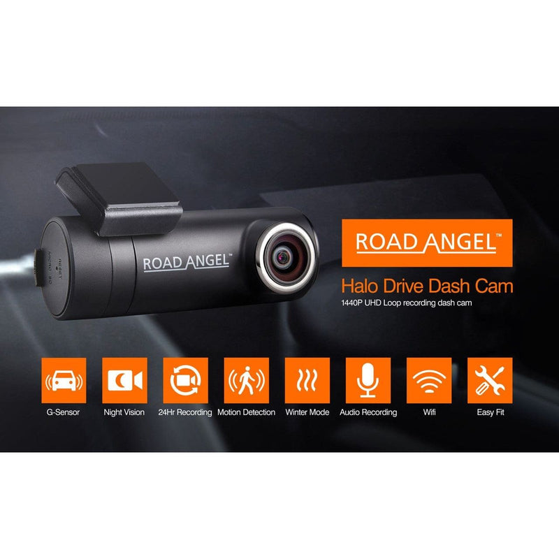Road Angel Halo Drive 2 1440p QHD Dash Cam (Now Type C)