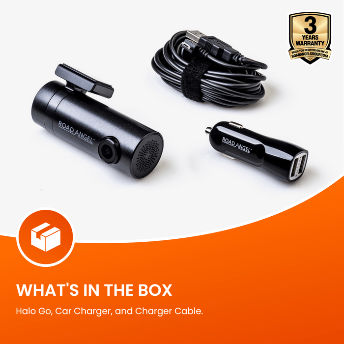 Road Angel Halo Go 2 1296p Full HD Compact Dash Cam