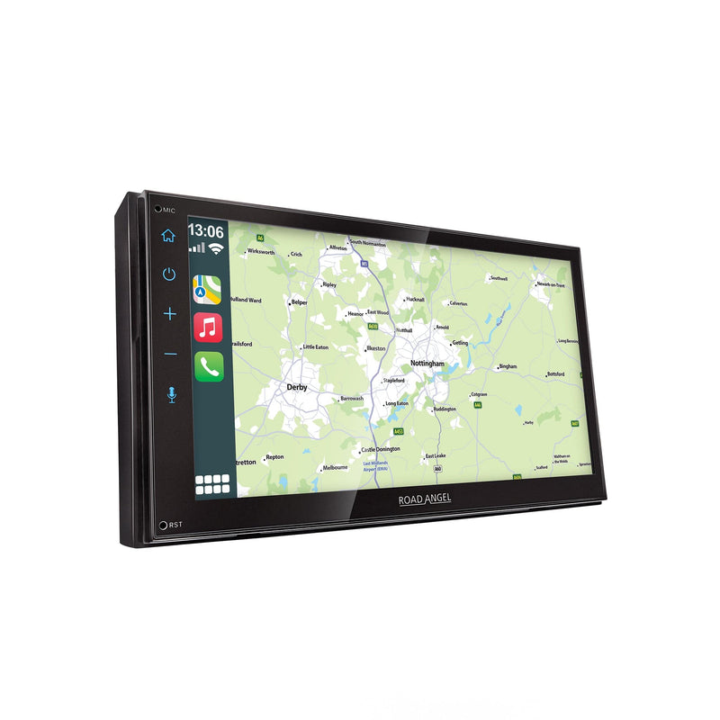 Road Angel RA-X721DAB car stereo with Apple CarPlay and Android Auto