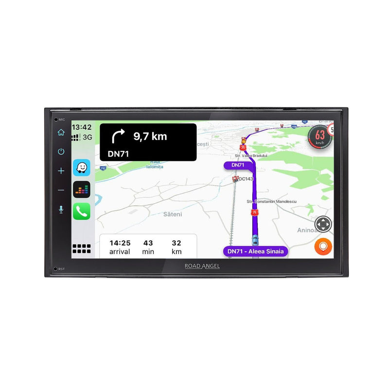 Road Angel RA-X721DAB car stereo with Apple CarPlay and Android Auto